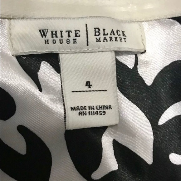 Black house white market dress - Picture 2 of 2